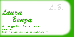 laura benza business card